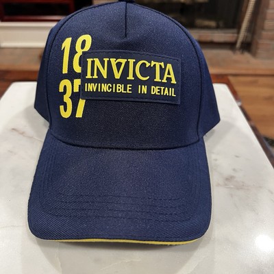 Invicta Gear Limited 1837 Baseball Hat Cap Navy Model EUC Invincible in Detail
