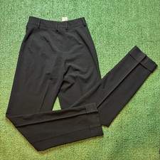 Dolce & Gabbana Women's Black Straight Leg Trouser Pants Size 38 US XS Authentic