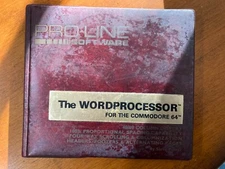 Pro Line Word Processor Guide Manual for Commodore 64 