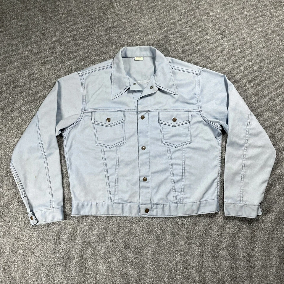 Chaqueta Denim Montgomery Ward Vintage Años 60 70 Talla Grande Joyería Publicidad Foto 3 de 4