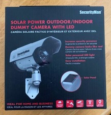 Security Man Dummy Camera LED Powered Indoor/Outdoor