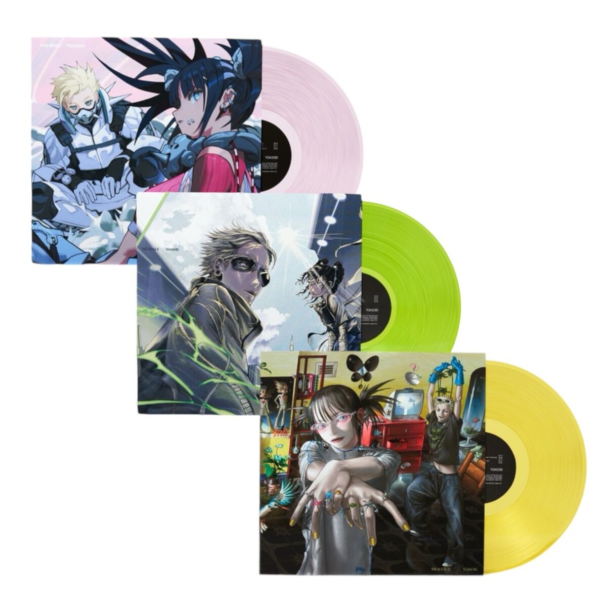 Yoasobi The Book 1 2 3 Vinyl LP Record Limited Edition Set Yoasobi The Book 1 2 3 Vinyl LP Record Limited Edition Set