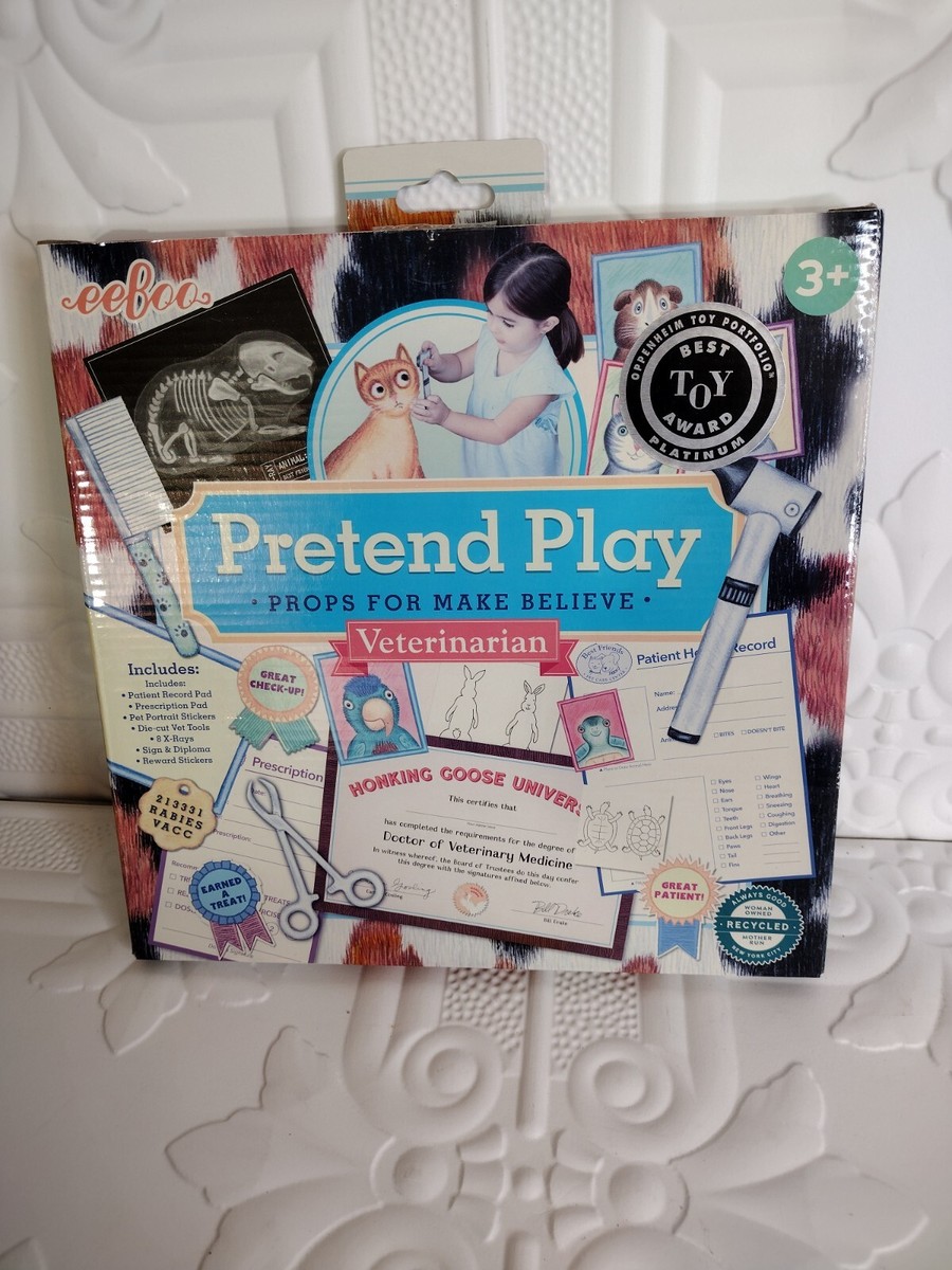 Eeboo Pretend Play~Building Veterinarian Best Toy