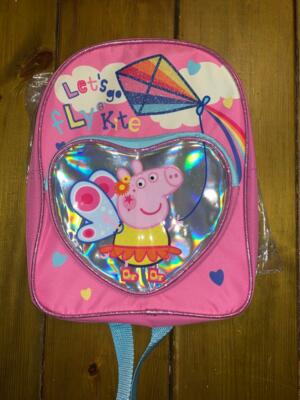 Peppa Pig Rucksack Lets Go Fly a Kite Kinder Schule Spieltasche