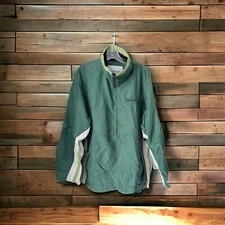 Black Dot Snowboarding Ski Jacket Nylon Two Tone Green Vented w Hood M