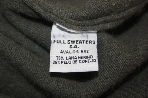 Nays Argyle Sweater Mens Medium V-Neck Long Sleeve Gray Marino Wool Blend - 第 6/12 張圖片
