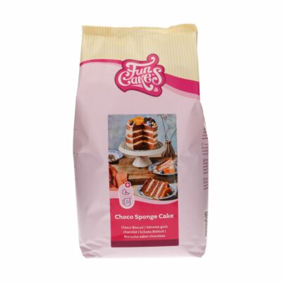 FunCakes Backmischung Mix für Schoko Biscuit 4kg Fertigteig Teigmischung Biskuit
