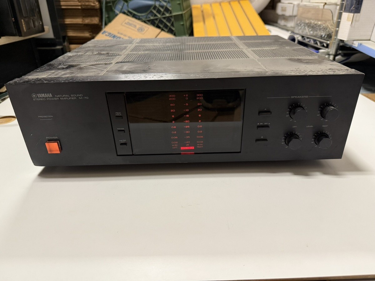 ★希少★SONY STEREO POWER AMPLIFIER 200 Yamaha M70 Stereo Power Amplifier 200 WPC Fully Tested Both