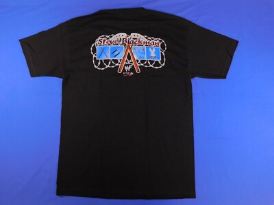 WWF STEVE BLACKMAN LETHAL WEAPON VINTAGE SHIRT SIZE LARGE 2000 WWE