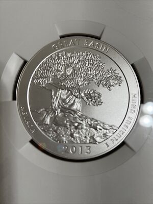 2013 P 5 Oz Silver 25C Great Basin Early Releases NGC SP70 | eBay
