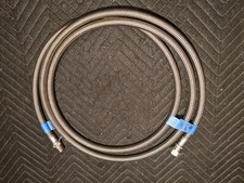 5/8" Stainless Braided PTFE Hose 37  JIC F Flare 1/2" M NPT Fitting -10 10 121"