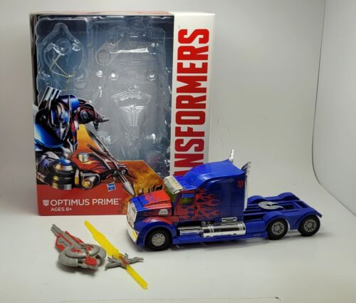 Transformers OPTIMUS PRIME Leader Class AOE Complete With Box Age Of Extinction  - Picture 1 of 6