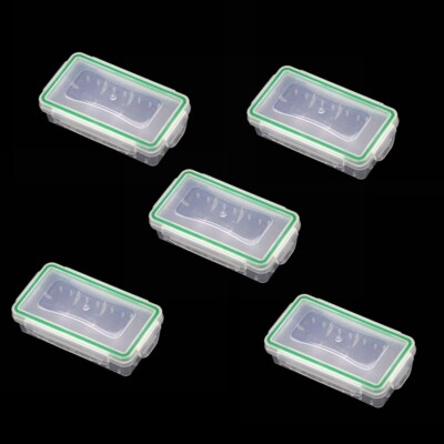 5 pcs Waterproof Battery Storage Case Holder Organizer for 18650/CR123A A932