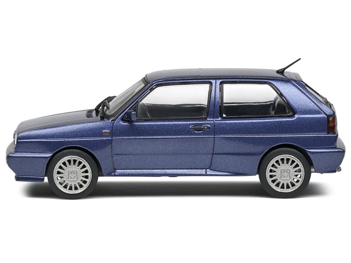 1989 VOLKSWAGEN GOLF RALLYE G60 SYNCRO BLUE 1/43 DIECAST CAR BY