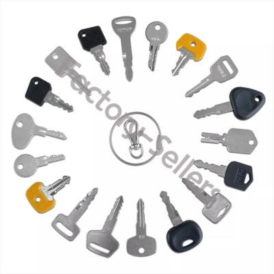 18 Forklift Ignition Key Set Toyota Hyster Doosan Yale Nissan Crown Clark Bobcat