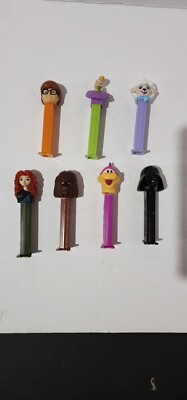 Pez Candy Dispensers Lot Of 7 Merida Velma Chewbacca Darth Vader