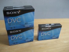 5 Sealed Sony DVC 60 Minute Premium Tape Lot