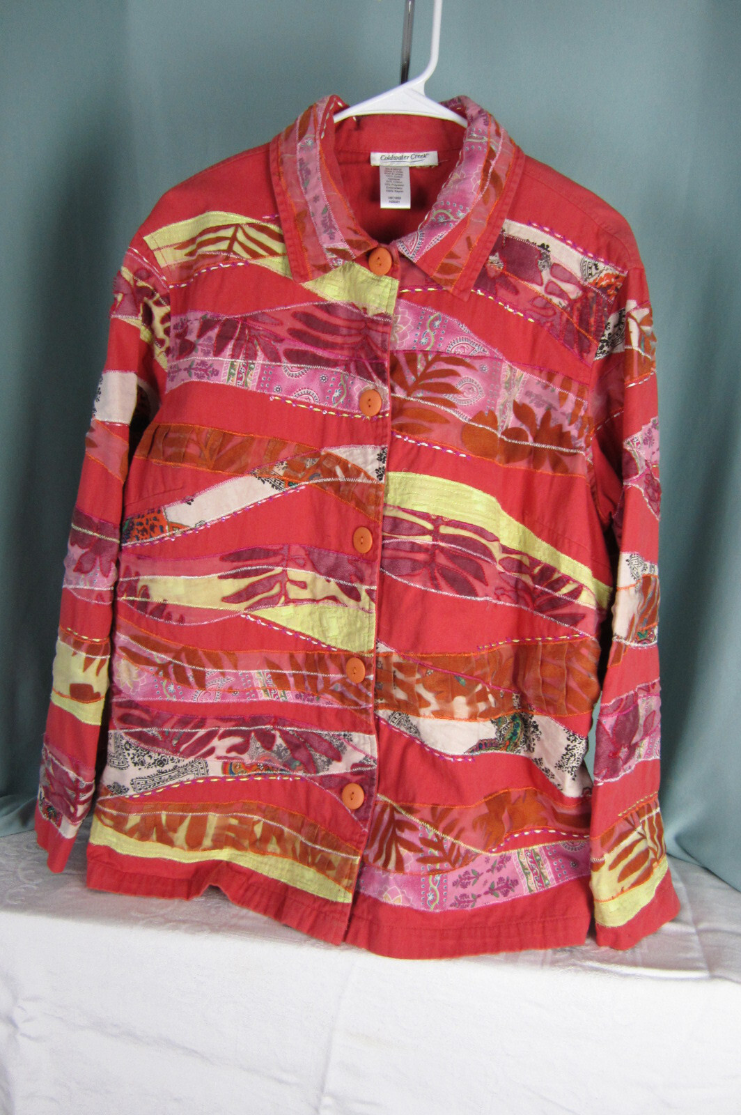 Coldwater Creek Jacket Cotton Polyester Lining Co… - image 1