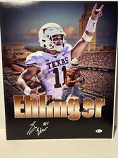 Sam Ehlinger Signed Texas Longhorns 16x20 Photo Beckett