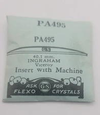 INGRAHAM VICEROY 40.1 PA495 GS GERMANOW SIMON WATCH CRYSTAL NEW