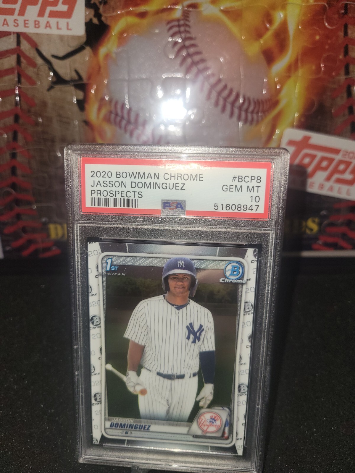 2020 Bowman Chrome Jasson Dominguez Rookie PSA 10