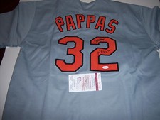 MILT PAPPAS BALTIMORE ORIOLES,NH 9-2-72 LAST ONE JSA/COA SIGNED JERSEY