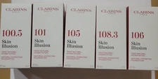 CLARINS Skin Illusion Natural Hydrating Foundation SPF 15 (Choose Shade) NIB