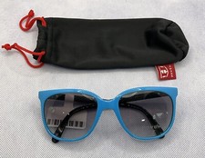 Hoven "Skinny Legs" Sunglasses - Cyan w/ Gray Fade Lens - NEW