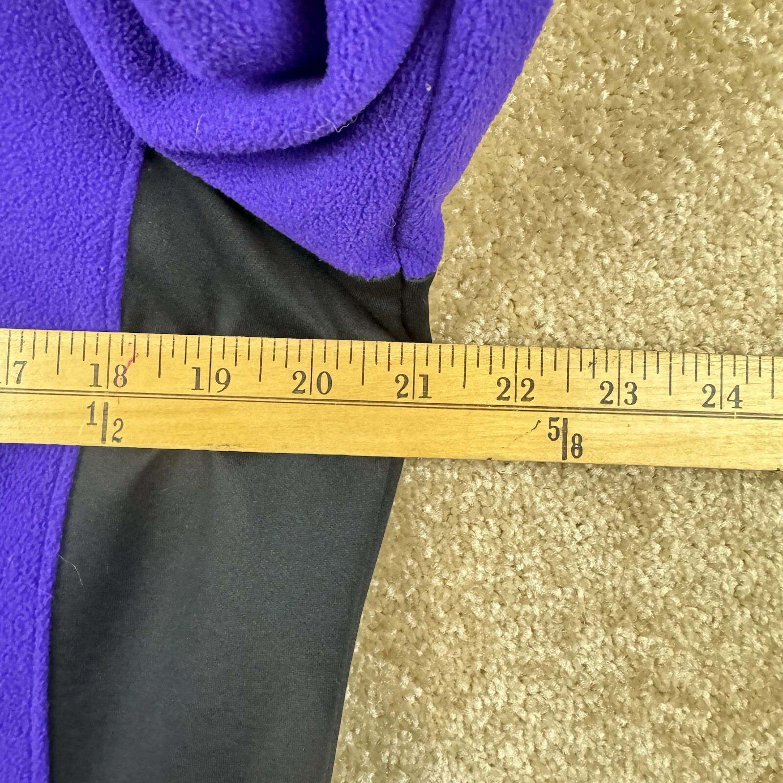 Columbia Fleece Full Zip Basic Jacket Purple/Blac… - image 9