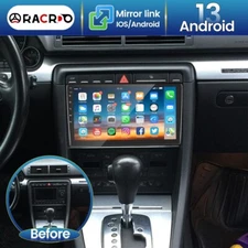 For Audi A4 2002-2008 Android 13.0 Car Stereo Radio GPS Navi Wifi USB FM Player