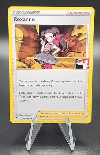 Roxanne Trainer 150/189 Astral Radiance Pokemon Prize Pack Non Holo Stamped  - Picture 1 of 1