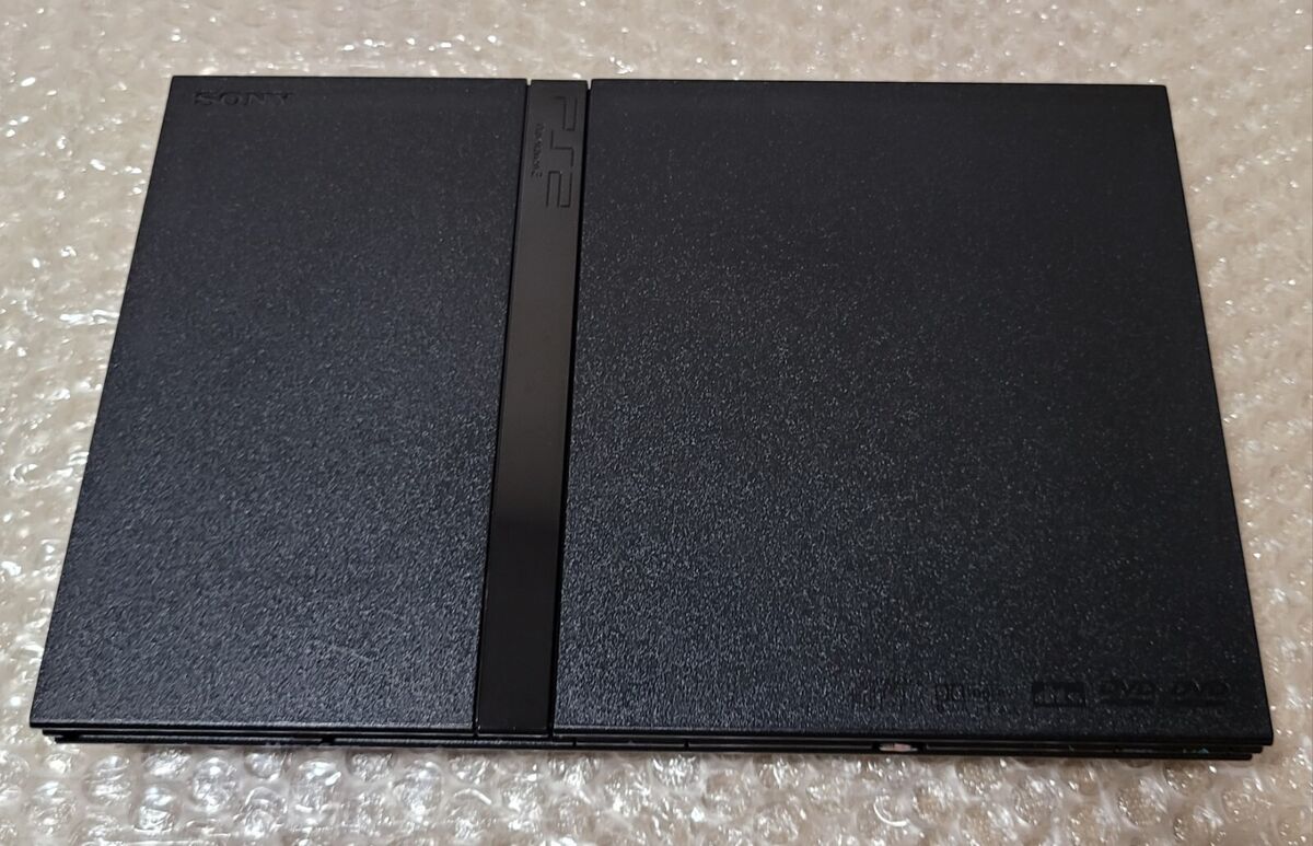 Used Sony Playstation 2 PS2 Slim Silver Refurbished System Console For Sale