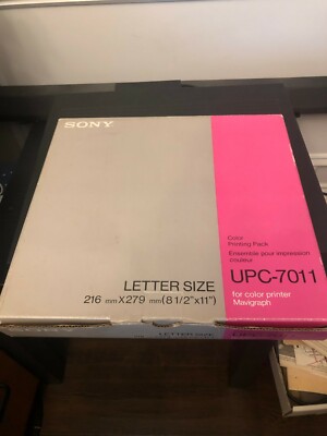 Sony Letter size new in pack UPC-7011 color Printing pack 100 prints