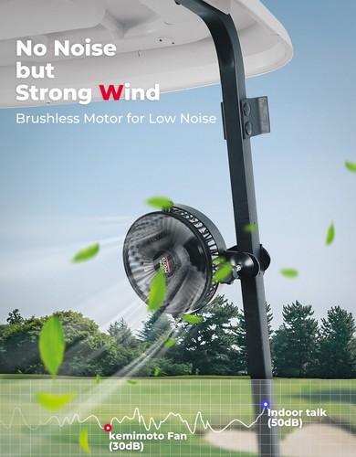Golf Cart Fan Universal USB Fan for EZGO TXT/RXV Club Car Precedent Tempo Onward - Picture 6 of 12