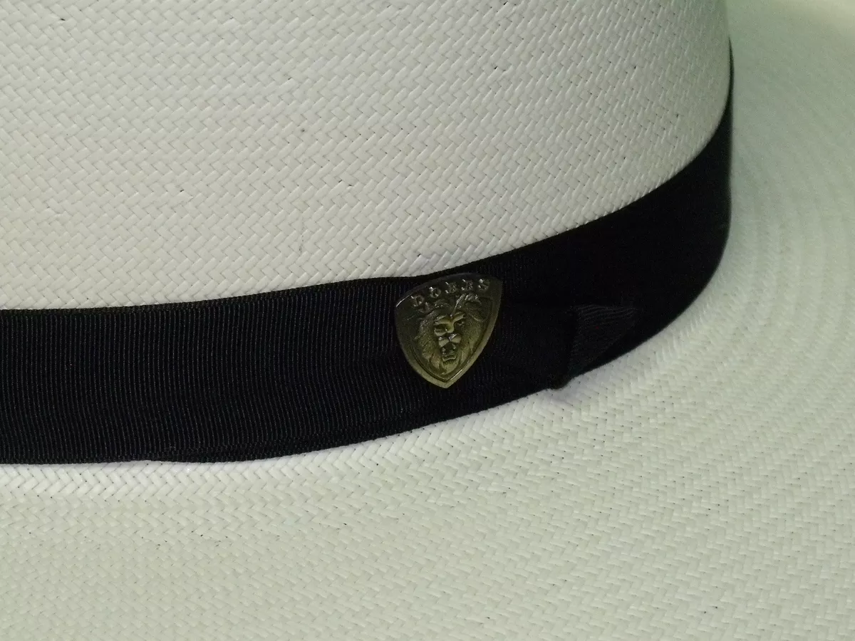 DOBBS SAN JUAN SHANTUNG STRAW PLANTERS GAMBLER HAT