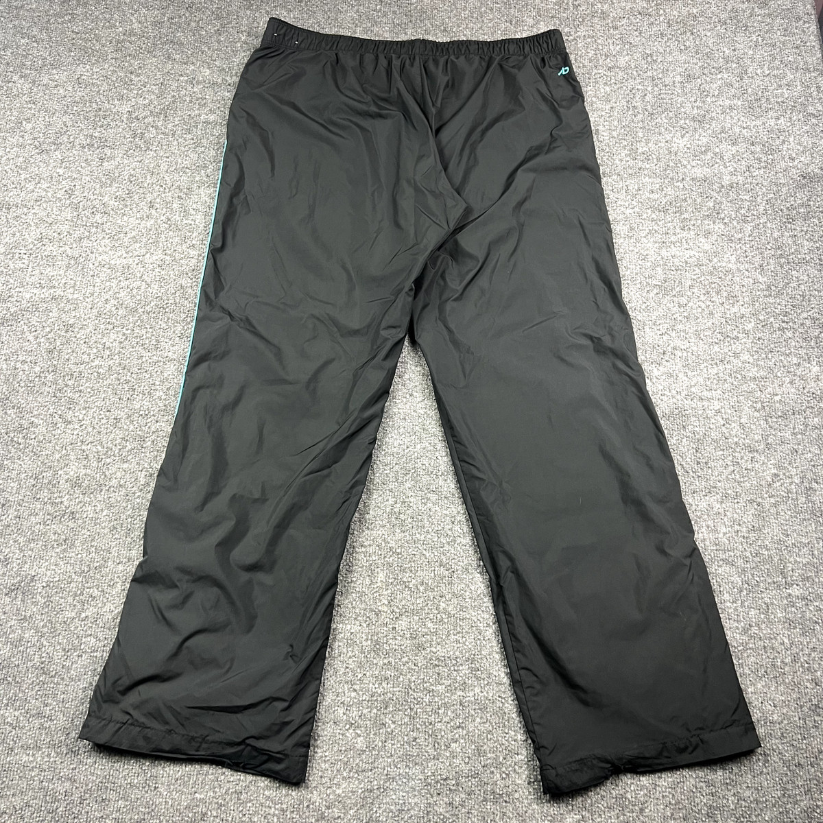 VINTAGE Nike Track Pants Mens XL Black Blue Athletic Dept Embroiderd Ankle  Zip | eBay