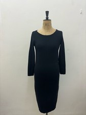 UNIQLO WOMEN'S BLACK SCOOP NECK SWEATER/ JUMER DRESS, UK SIZE SMALL.