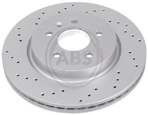 2x Original A.B.S. Brake Disc 18342 for Opel