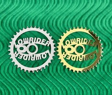 36T LASER CUT DOUBLE ORIGINAL LOWRIDER BICYCLE SPROCKET.