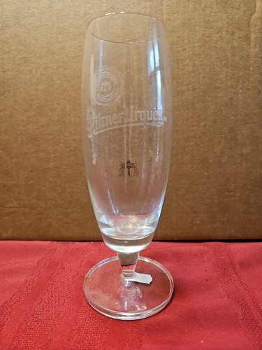 PILSNER URQUELL .4L Etched Stemmed Beer Glass Plzen Czech Republic by Rastal  - Foto 1 di 4