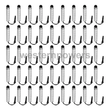 100 x Silver Universal Stylus Touch Screen Pen For iPhones, iPads, iPods