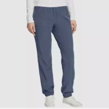 NEW Eddie Bauer Women's 12 Fleece-Lined Jogger Pants Blue Polyester H828