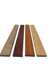 4 Pack, Multispecies Thin Stock Lumber/Wood Craft  16" x 2" x  3/8"  FREE SHIP!