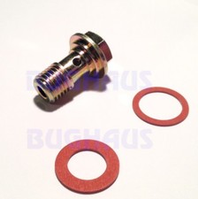 Weber Carburetor Fuel Line Banjo Bolt W Gaskets For Ida Dcoe - Free Ship