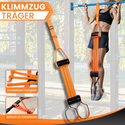 Pull Up Assistance Band Chin-Up Workout Bands Adjustable for Home Gym Fitness
