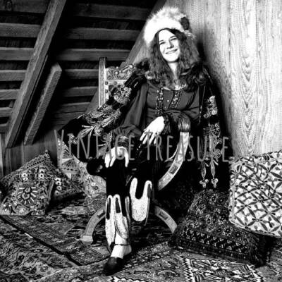2001 Topps Janis Joplin Dress 実使用ドレスカード Blues Rock Singer Janis Joplin the Gypsy Queen Photo Print Poster