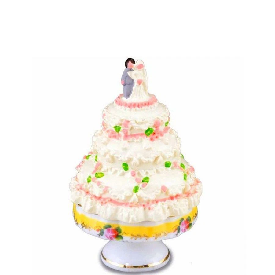 SALE 3-tier Wedding Cake Set 1.718/6 Reutter French Rose Dollhouse Miniature - Image 2 of 3