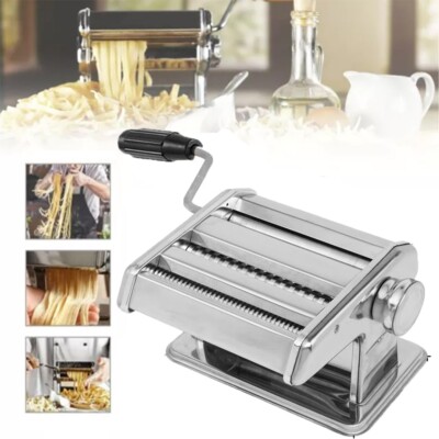 Stainless Steel Adjustable Pasta Maker Machine Lasagne Spaghetti