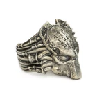 LINSION Predator Ring Mens Cupronickel Biker Rock Punk Ring CP208D US 7-15