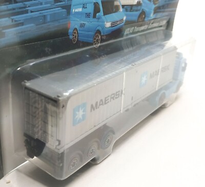 Majorette Maersk Truck Volvo FMX Transport Container 2x20ft Blue 1